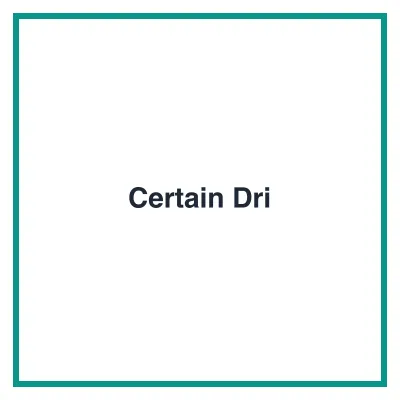 Certain Dri Prescription Strength - antiperspirant for hyperhidrosis
